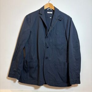 The Hill-Side Navy Cotton Chore Jacket Work Blazer Made in USA Men 40 M/L Casual
